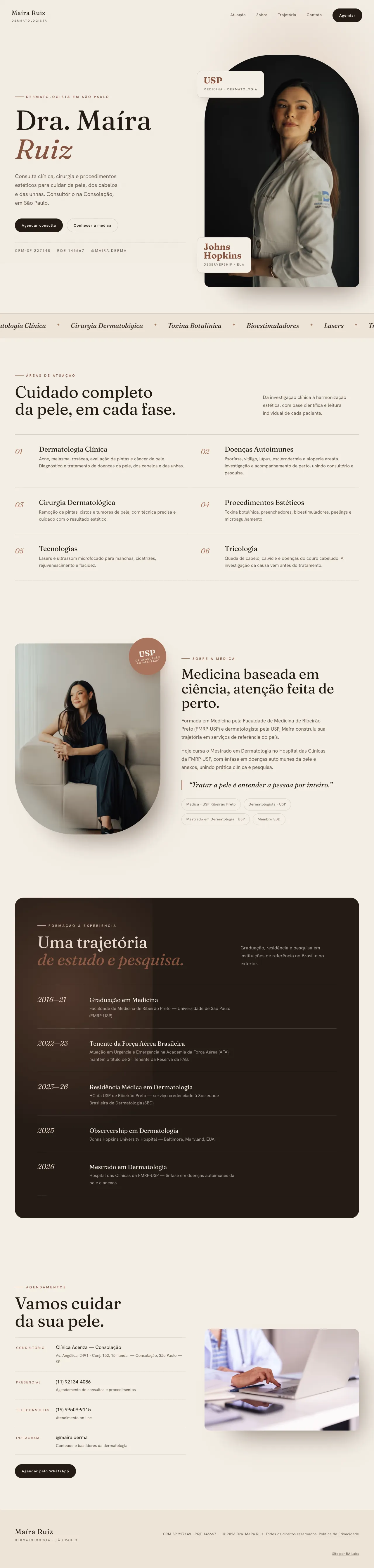 Site novo no computador